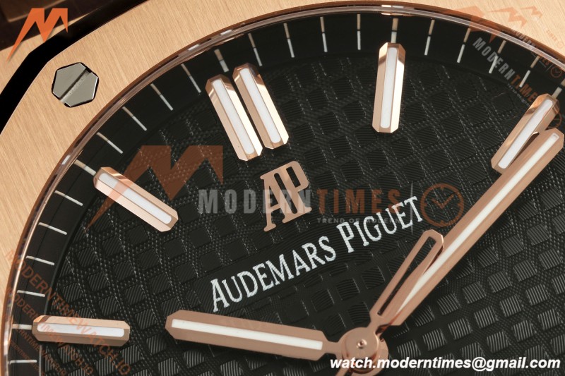 Audemars Piguet - Royal Oak 41mm 15500OR RG/LE Blk/Stk RSF SA4302 Mod | 오데마 피게 - 로얄 오크 41mm 15500OR RG/LE 블랙/스틸 RSF SA4302 모드