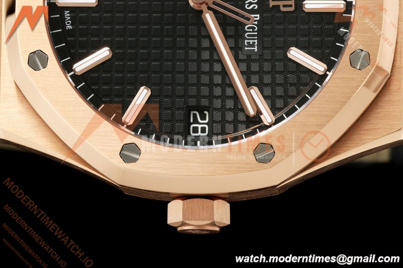 Audemars Piguet - Royal Oak 41mm 15500OR RG/LE Blk/Stk RSF SA4302 Mod | 오데마 피게 - 로얄 오크 41mm 15500OR RG/LE 블랙/스틸 RSF SA4302 모드