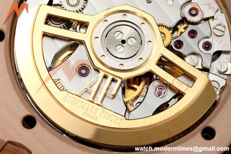 Audemars Piguet - Royal Oak 41mm 15500OR RG/LE Blk/Stk RSF SA4302 Mod | 오데마 피게 - 로얄 오크 41mm 15500OR RG/LE 블랙/스틸 RSF SA4302 모드