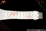 Audemars Piguet - Royal Oak 15500ST 41mm White Ceramic Black Dial APSF A4302 Mod