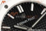 Audemars Piguet - Royal Oak 15500ST 41mm White Ceramic Black Dial APSF A4302 Mod