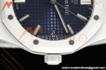 Audemars Piguet - Royal Oak 15500ST 41mm White Ceramic Blue Dial APSF A4302 Mod