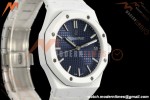 Audemars Piguet - Royal Oak 15500ST 41mm White Ceramic Blue Dial APSF A4302 Mod