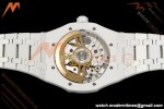 Audemars Piguet - Royal Oak 15500ST 41mm White Ceramic Blue Dial APSF A4302 Mod