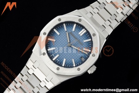 Audemars Piguet - Royal Oak 41mm 15510BC SS/SS Smoke Blue TWSF A4302 Mod