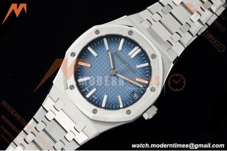 Audemars Piguet - Royal Oak 41mm 15510BC SS/SS Smoke Blue TWSF A4302 Mod