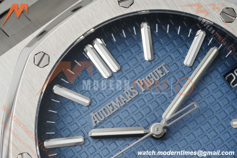 Audemars Piguet - Royal Oak 41mm 15510BC SS/SS Smoke Blue TWSF A4302 Mod