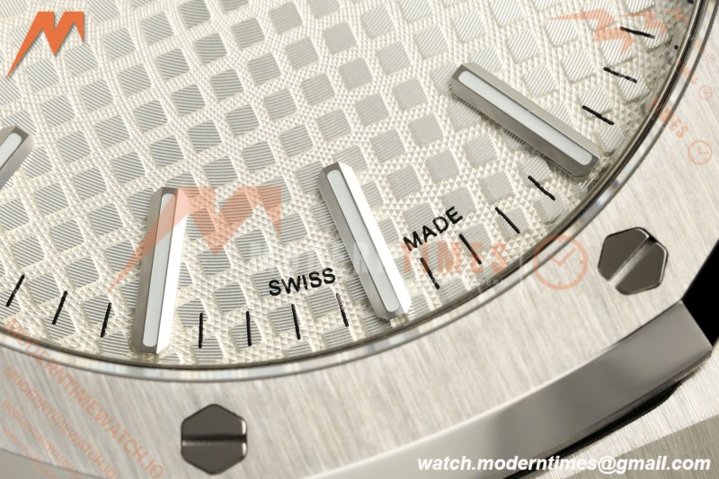Audemars Piguet - Royal Oak 41mm 15510ST SS/SS Wht/Stk DDF DD4302 Mod