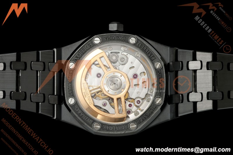 Audemars Piguet - Royal Oak 15500ST 41mm Black Ceramic Blue Stars APSF SA4302 Mod