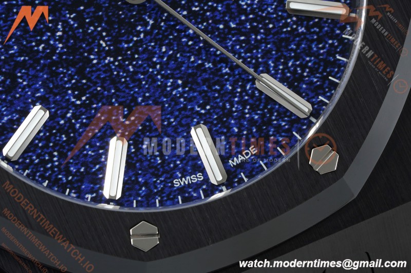 Audemars Piguet - Royal Oak 15500ST 41mm Black Ceramic Blue Stars APSF SA4302 Mod