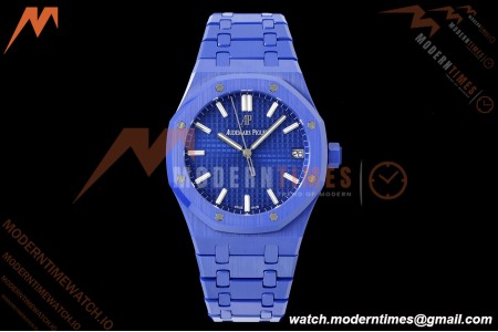 Audemars Piguet - Royal Oak 15500ST 41mm Blue Ceramic Vibrant Blue APSF SA4302 Mod