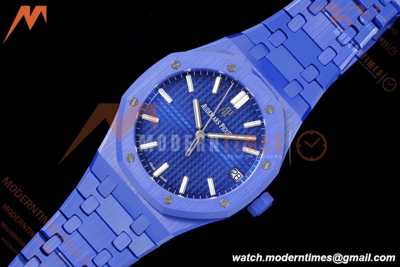 Audemars Piguet - Royal Oak 15500ST 41mm Blue Ceramic Vibrant Blue APSF SA4302 Mod