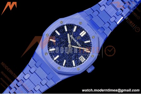 Audemars Piguet - Royal Oak 15500ST 41mm Blue Ceramic Blue Stars APSF SA4302 Mod