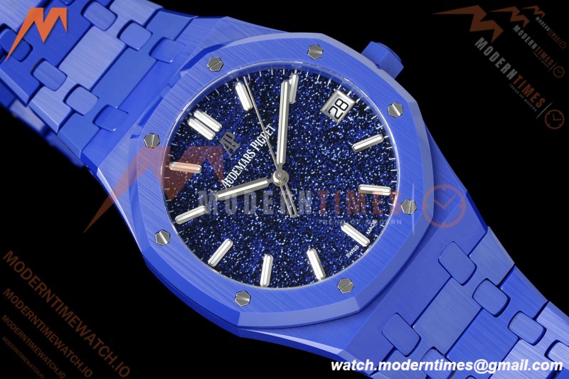 Audemars Piguet - Royal Oak 15500ST 41mm Blue Ceramic Blue Stars APSF SA4302 Mod