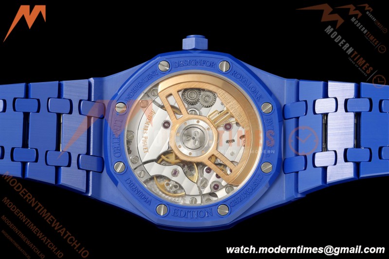 Audemars Piguet - Royal Oak 15500ST 41mm Blue Ceramic Blue Stars APSF SA4302 Mod