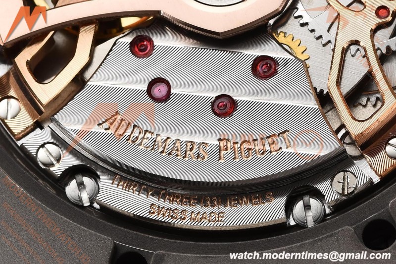 Audemars Piguet - Royal Oak 39mm 16202XT TI/TI Smoked Burgundy ZF A7121