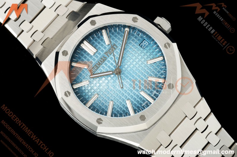 Audemars Piguet - Royal Oak 41mm 15510BC SS/SS Smoke Blue ZF SA4302 Mod | 오데마 피게 - 로얄 오크 41mm 15510BC SS/SS 스모크 블루 ZF SA4302 모드