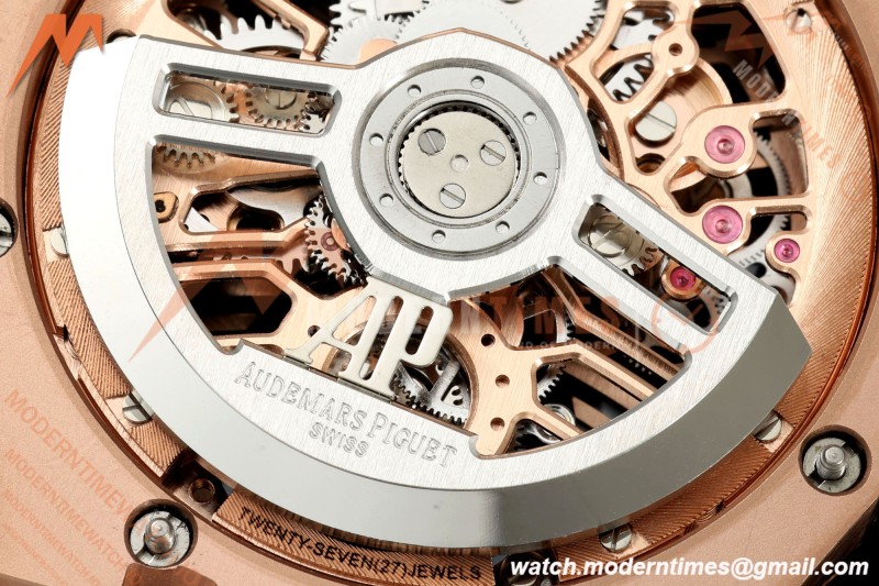 Audemars Piguet - Royal Oak 41mm 26735SG RG/RG Skeleton Dial APPF Tourbillon