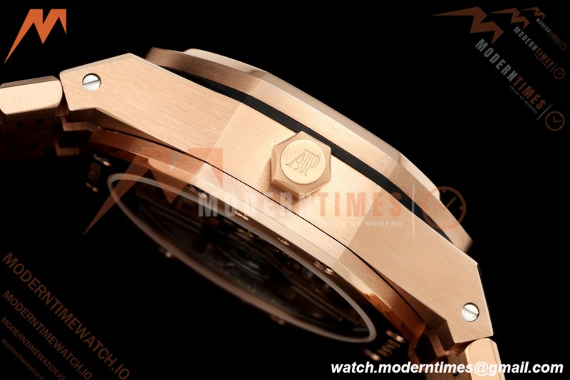 Audemars Piguet - Royal Oak 41mm 26735SG RG/RG Skeleton Dial APPF Tourbillon