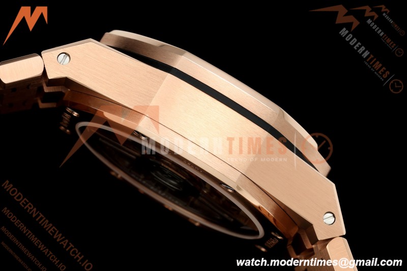 Audemars Piguet - Royal Oak 41mm 26735SG RG/RG Skeleton Dial APPF Tourbillon