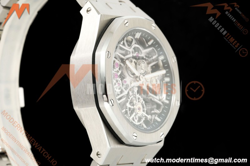 Audemars Piguet - Royal Oak 41mm 26735ST SS/SS Skeleton Dial APPF Tourbillon