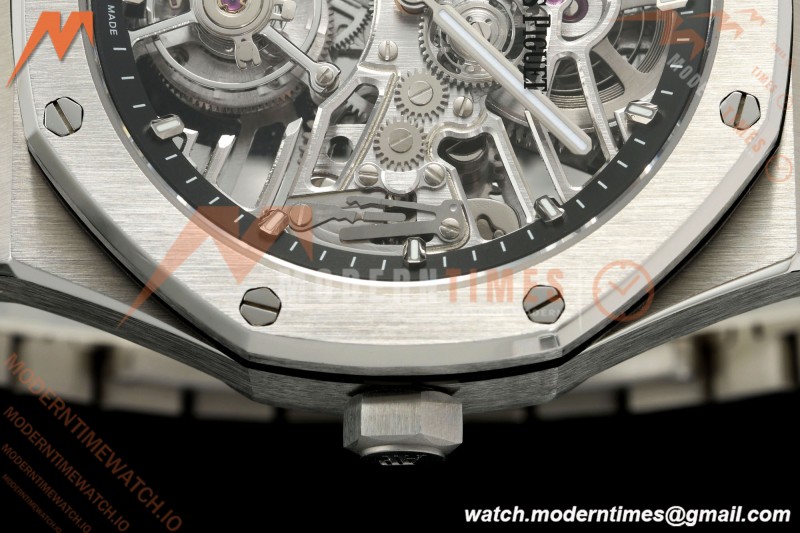 Audemars Piguet - Royal Oak 41mm 26735ST SS/SS Skeleton Dial APPF Tourbillon