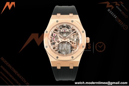 Audemars Piguet - Royal Oak 41mm 26735SG RG/RU Skeleton Dial APPF Tourbillon