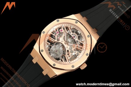 Audemars Piguet - Royal Oak 41mm 26735SG RG/RU Skeleton Dial APPF Tourbillon | 오데마피게 - 로얄오크 41mm 26735SG RG/RU Skeleton 다이얼 APPF Tourbillon