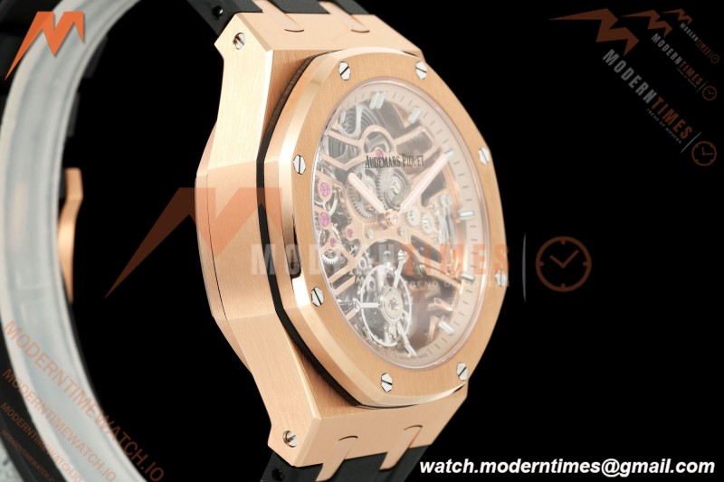 Audemars Piguet - Royal Oak 41mm 26735SG RG/RU Skeleton Dial APPF Tourbillon