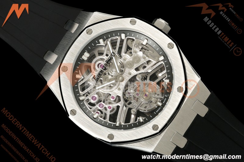 Audemars Piguet - Royal Oak 41mm 26735ST SS/RU Skeleton Dial APPF Tourbillon
