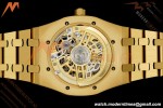 Audemars Piguet - Royal Oak Openworked 39mm 16204BA YG/YG Skeleton Dial ZF A7124