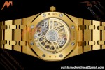 Audemars Piguet - Royal Oak Openworked 39mm 16204BA YG/YG Skeleton Dial ZF A7124