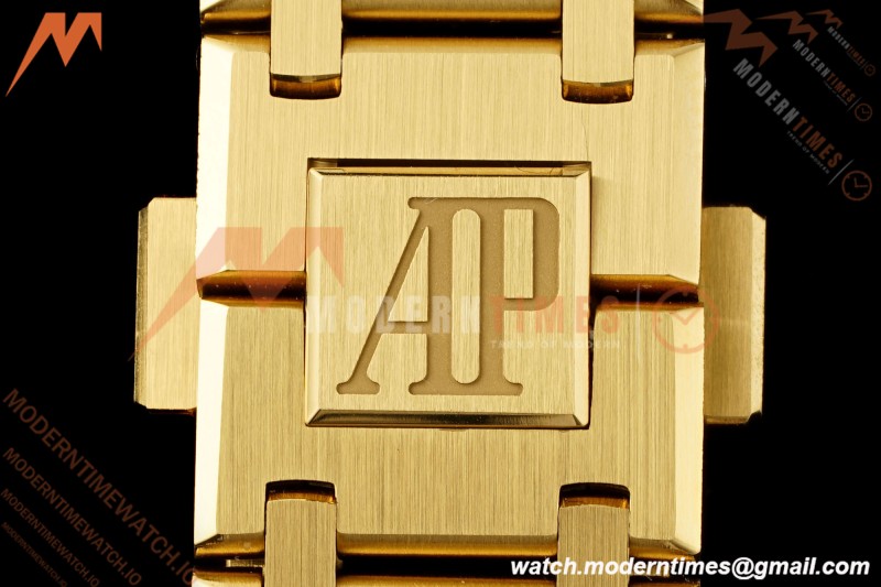 Audemars Piguet - Royal Oak Openworked 39mm 16204BA YG/YG Skeleton Dial ZF A7124