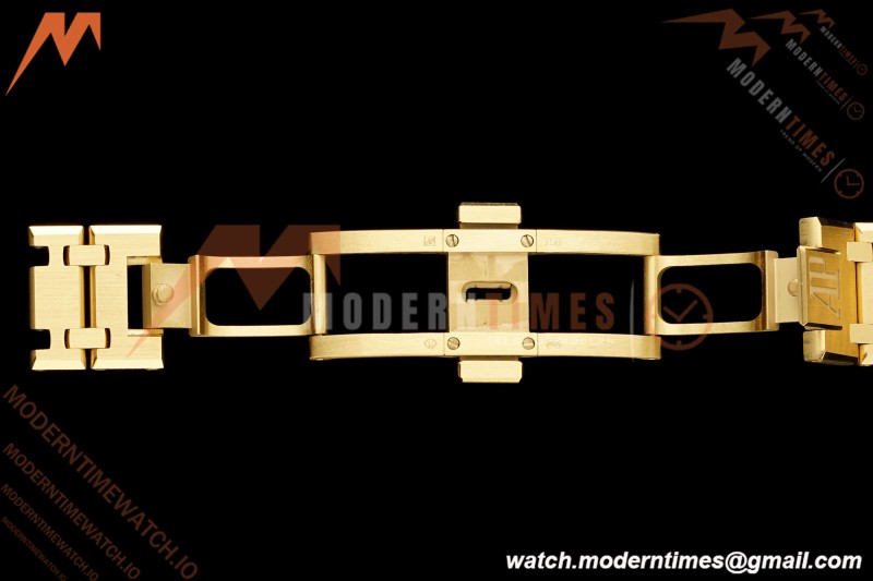 Audemars Piguet - Royal Oak Openworked 39mm 16204BA YG/YG Skeleton Dial ZF A7124