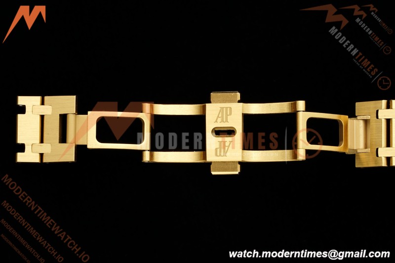 Audemars Piguet - Royal Oak Openworked 39mm 16204BA YG/YG Skeleton Dial ZF A7124