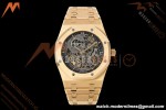 Audemars Piguet - Royal Oak Openworked 39mm 16204ST SS/SS Skeleton Dial ZF A7124 | 오데마 피게 - 로얄 오크 오픈워크 39mm 16204OR RG/RG 스켈레톤 다이얼 ZF A7124
