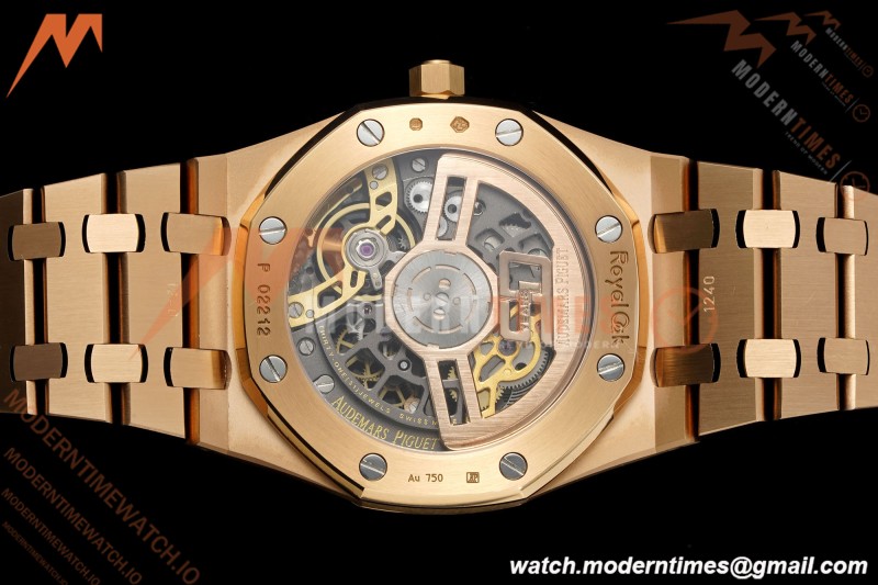 Audemars Piguet - Royal Oak Openworked 39mm 16204ST SS/SS Skeleton Dial ZF A7124 | 오데마 피게 - 로얄 오크 오픈워크 39mm 16204OR RG/RG 스켈레톤 다이얼 ZF A7124