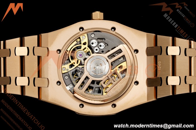 Audemars Piguet - Royal Oak Openworked 39mm 16204ST SS/SS Skeleton Dial ZF A7124 | 오데마 피게 - 로얄 오크 오픈워크 39mm 16204OR RG/RG 스켈레톤 다이얼 ZF A7124