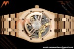 Audemars Piguet - Royal Oak Openworked 39mm 16204ST SS/SS Skeleton Dial ZF A7124 | 오데마 피게 - 로얄 오크 오픈워크 39mm 16204OR RG/RG 스켈레톤 다이얼 ZF A7124