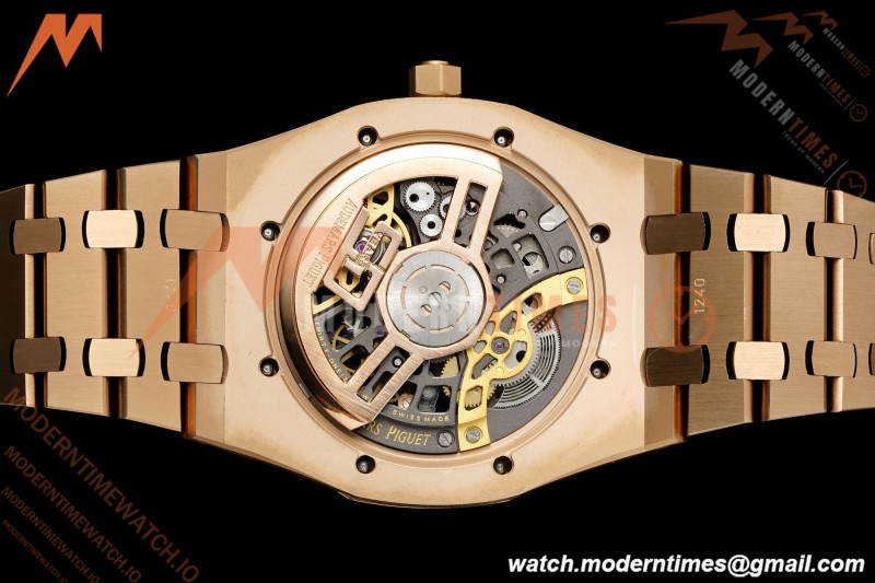Audemars Piguet - Royal Oak Openworked 39mm 16204ST SS/SS Skeleton Dial ZF A7124 | 오데마 피게 - 로얄 오크 오픈워크 39mm 16204OR RG/RG 스켈레톤 다이얼 ZF A7124
