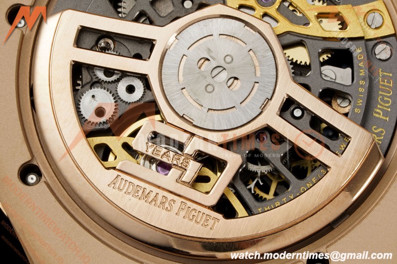 Audemars Piguet - Royal Oak Openworked 39mm 16204ST SS/SS Skeleton Dial ZF A7124 | 오데마 피게 - 로얄 오크 오픈워크 39mm 16204OR RG/RG 스켈레톤 다이얼 ZF A7124