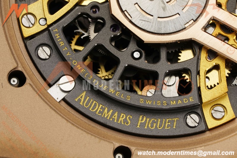 Audemars Piguet - Royal Oak Openworked 39mm 16204ST SS/SS Skeleton Dial ZF A7124 | 오데마 피게 - 로얄 오크 오픈워크 39mm 16204OR RG/RG 스켈레톤 다이얼 ZF A7124