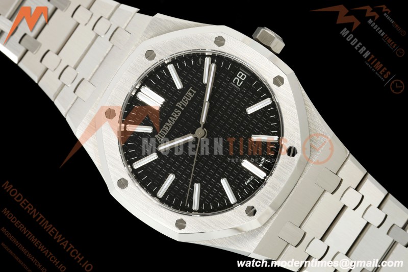 Audemars Piguet - Royal Oak 41mm 15510ST SS/SS Blk/Stk TOP SA4302 Mod