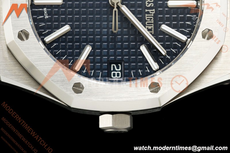 Audemars Piguet - Royal Oak 41mm 15510ST SS/SS Blu/Stk TOP SA4302 Mod