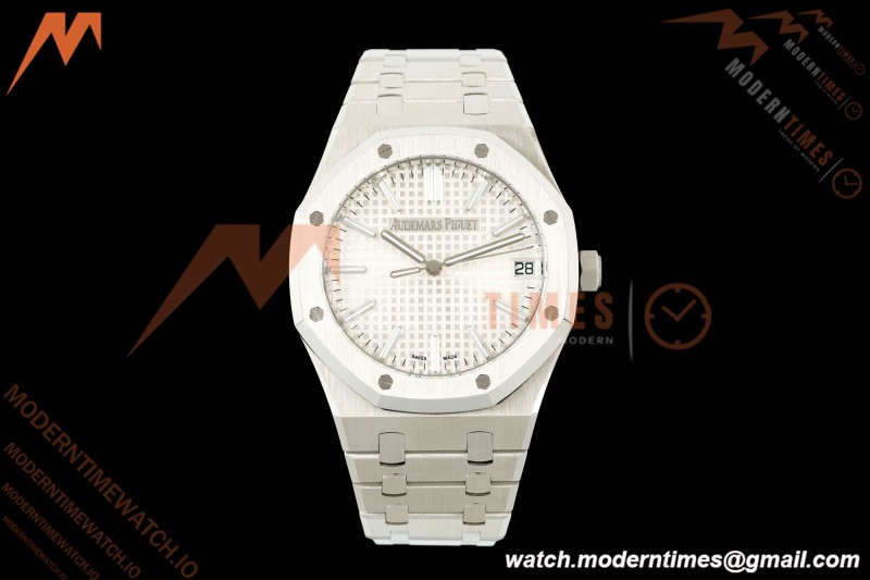 Audemars Piguet - Royal Oak 41mm 15510ST SS/SS Wht/Stk TOP SA4302 Mod