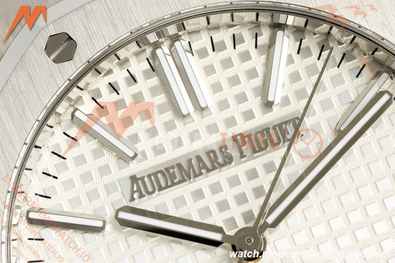 Audemars Piguet - Royal Oak 41mm 15510ST SS/SS Wht/Stk TOP SA4302 Mod