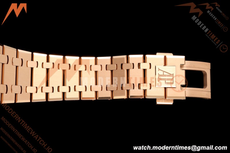 Audemars Piguet - Royal Oak 41mm 15510OR Gain Weight RG/RG Black Dial DDF DD4302 Mod