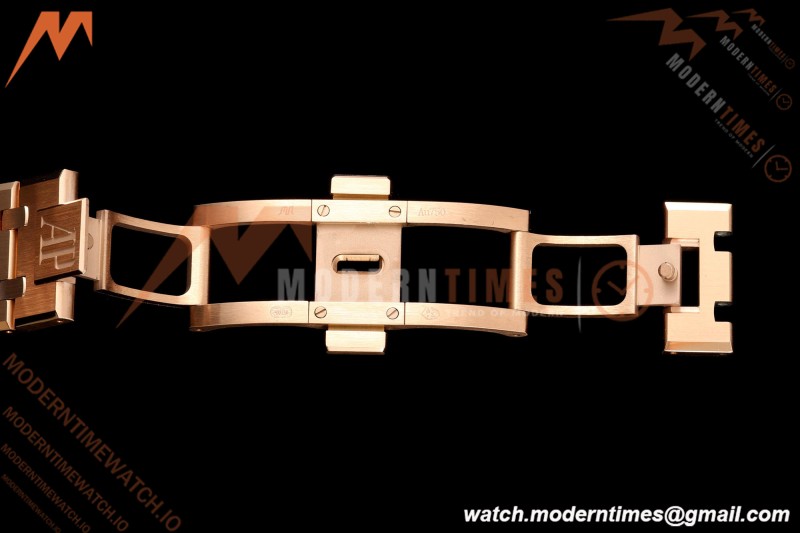 Audemars Piguet - Royal Oak 41mm 15510OR Gain Weight RG/RG Black Dial DDF DD4302 Mod