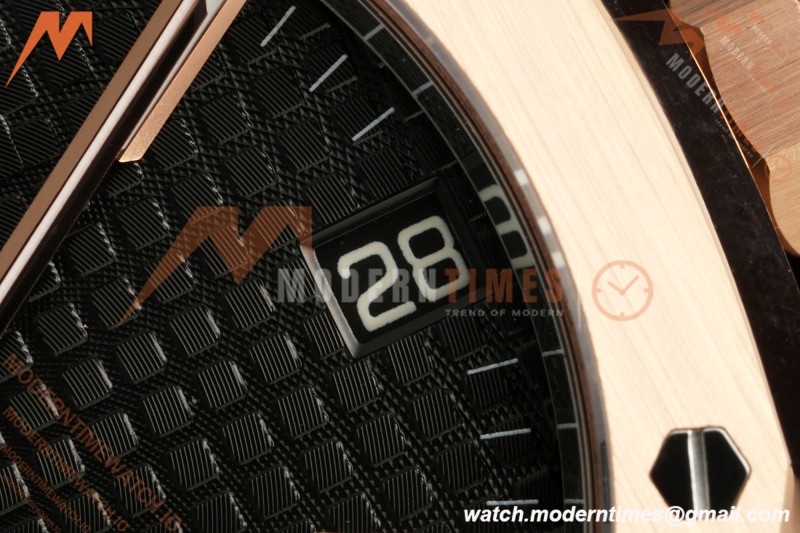 Audemars Piguet - Royal Oak 41mm 15510OR Gain Weight RG/RG Black Dial DDF DD4302 Mod