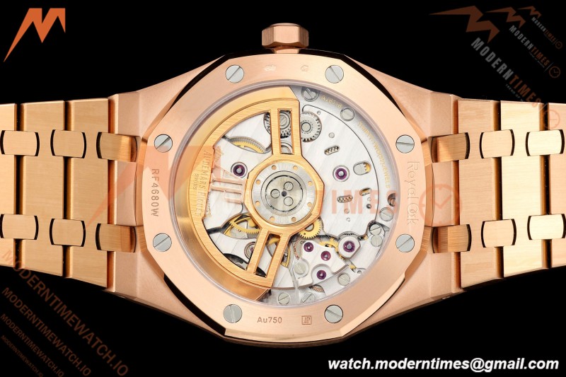 Audemars Piguet - Royal Oak 41mm 15510OR Gain Weight RG/RG Black Dial DDF DD4302 Mod